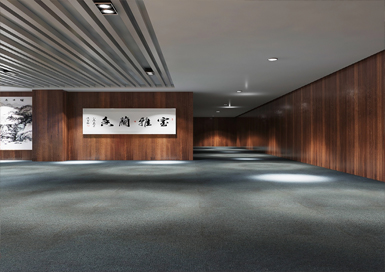 新中式黨建展廳裝修設(shè)計案例